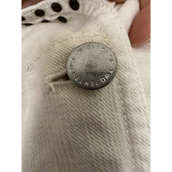 Johnny Was Biya Blazer Studded Embroidered White Y2k Bohemian Women's Size Small - Picture 10 of 16